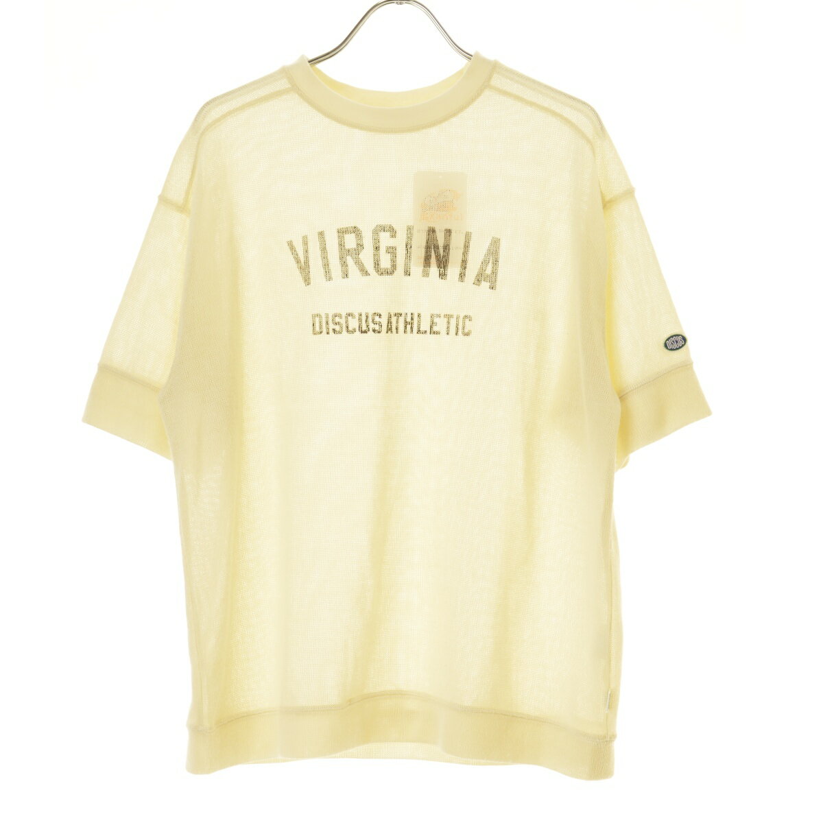 Rakuten - 【中古】DISCUS / ディスカス4282-9703 シアー袖切り替え ルーズ プリント半袖Tシャツ【cacgadca-l】