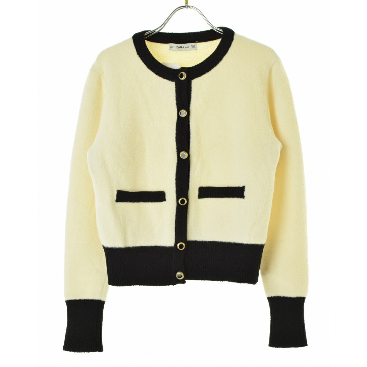 値下げ★ ZARA ニット　ニットカーディガン　カーディガン　セーター　ザラ ZARA】限定品 ジャカードニットボタンカーディガン (ZARA/ニット