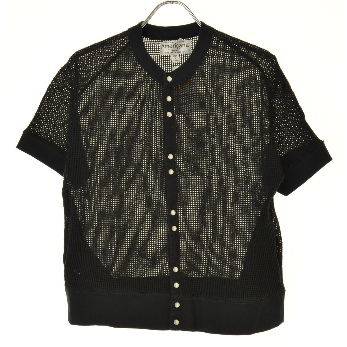 【中古】Americana / アメリカーナメッシュカーディガン半袖カーディガン【cacgafce-l】