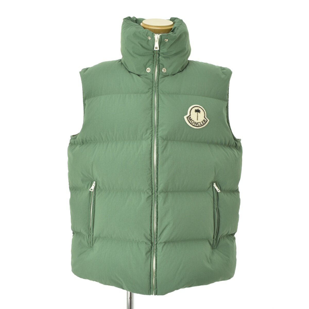 【中古】MONCLER PALM ANGELS / モンクレール パームエンジェルスGENIUS 23AW I209L1A00013M3377 RODMAR VEST GILETダウンベスト【caceabbe-m】