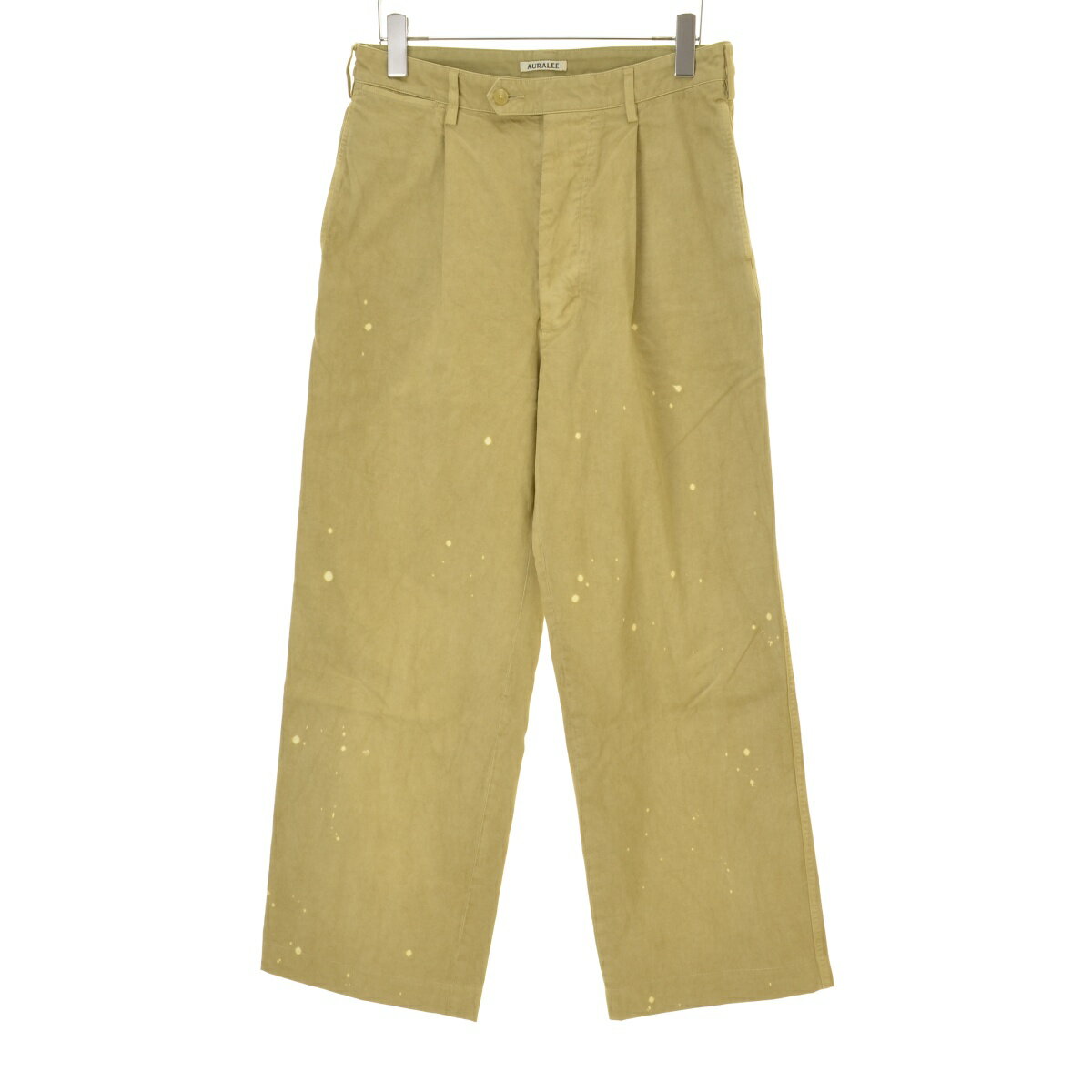 樂天商城 - 【中古】AURALEE / オーラリー26SS A26SP02LF GARMENT-DYED FINX LIGHT CHINO ONE-TUCK WIDE PANTSパンツ【cacgafaf-m】