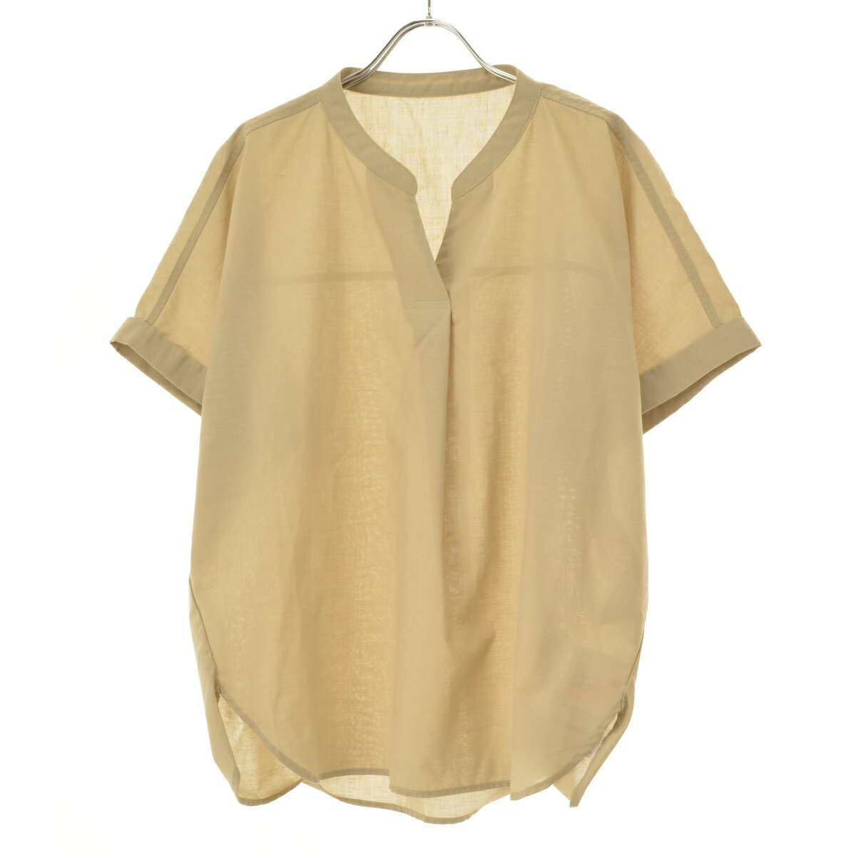 【中古】【期間限定値下げ】SHOO-LA-RUE / シューラループルオーバー五分袖ブラウス【cacfbbcj-l】