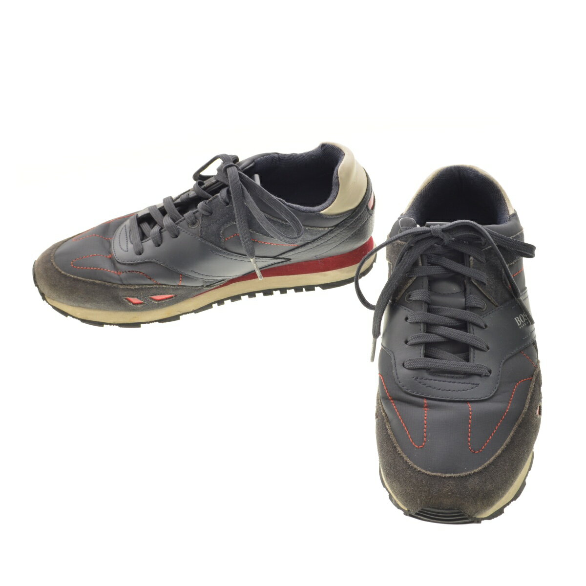 【中古】HUGO BOSS / ヒューゴボス50439540 PARKOUR RUNNスニーカー【caceacag-z】