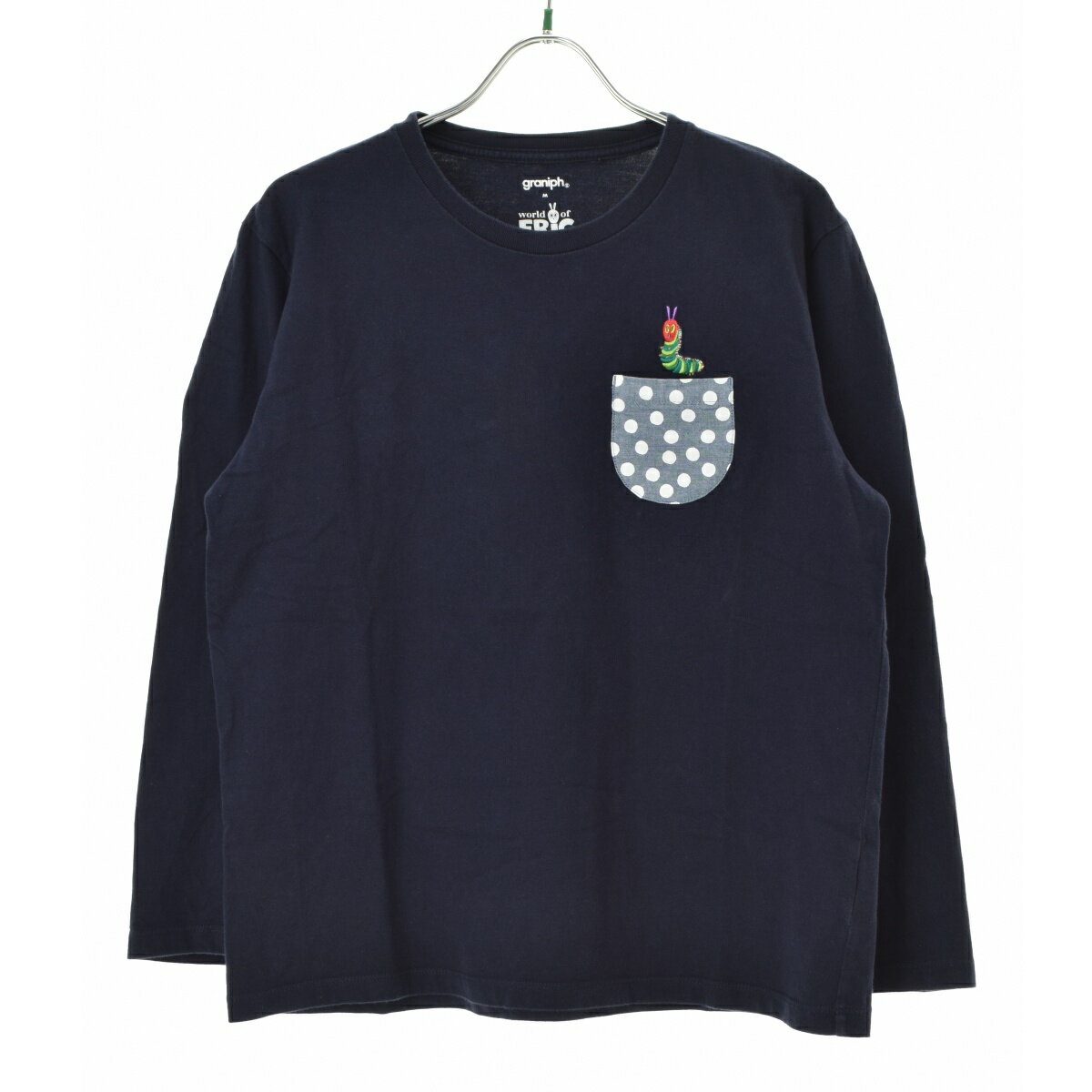 樂天商城 - 【中古】graniph × ERIC CARLE / グラニフ × エリックカールはらぺこあおむし ポケット長袖Tシャツ【cacgadcf-l】