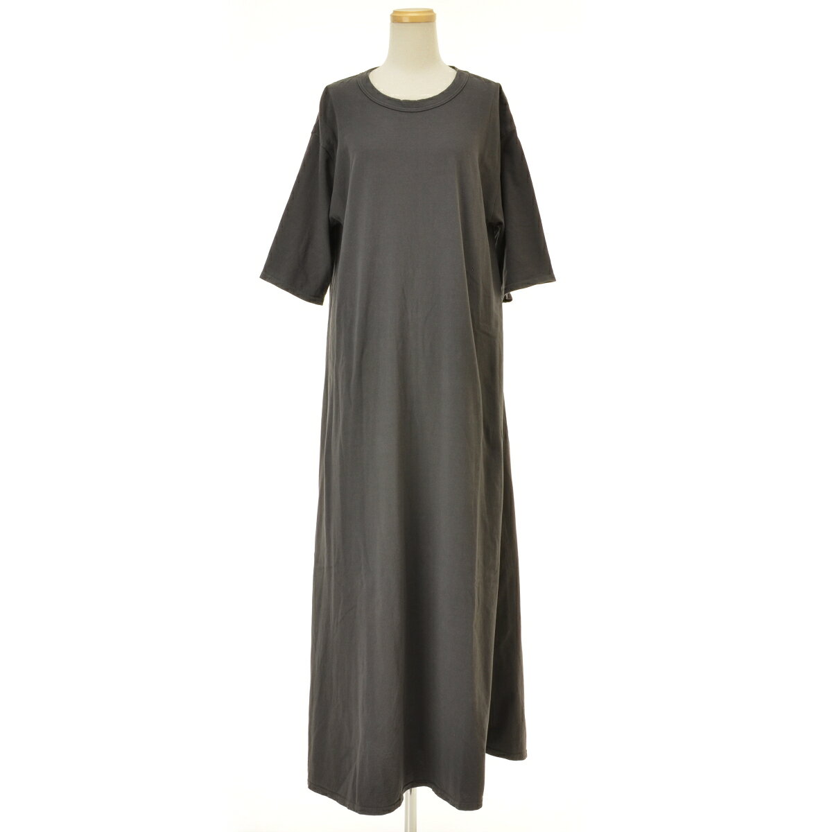 【中古】SOLAMONAT / ソラモナフレア マキシ五分袖ワンピース【cacgadag-l】