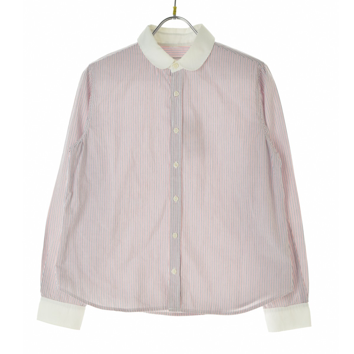 【中古】【期間限定値下げ】ROPE PICNIC / ロペ ピクニックストライプラウンドカラー長袖ブラウス【cacgagag-l】 kanful-11975497 ブランド古着の買取販売カンフル パッケージ画像