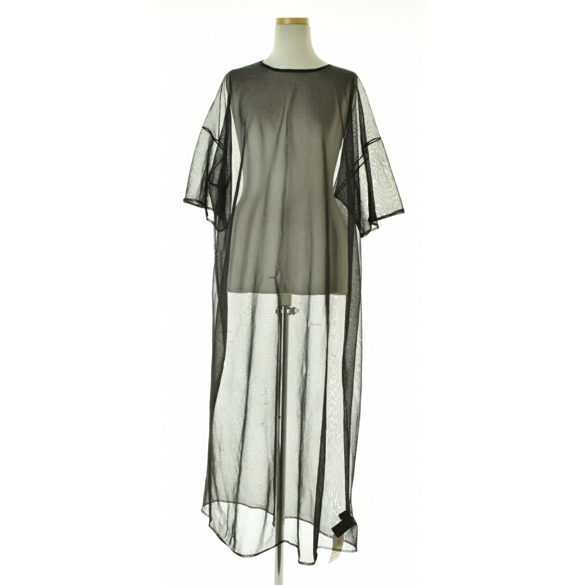 樂天商城 - 【中古】SPICK AND SPAN / スピック アンド スパン24SS 24040200203020 ニットシアーレイヤードドレスマキシ七分袖ワンピース【cacfagcc-l】