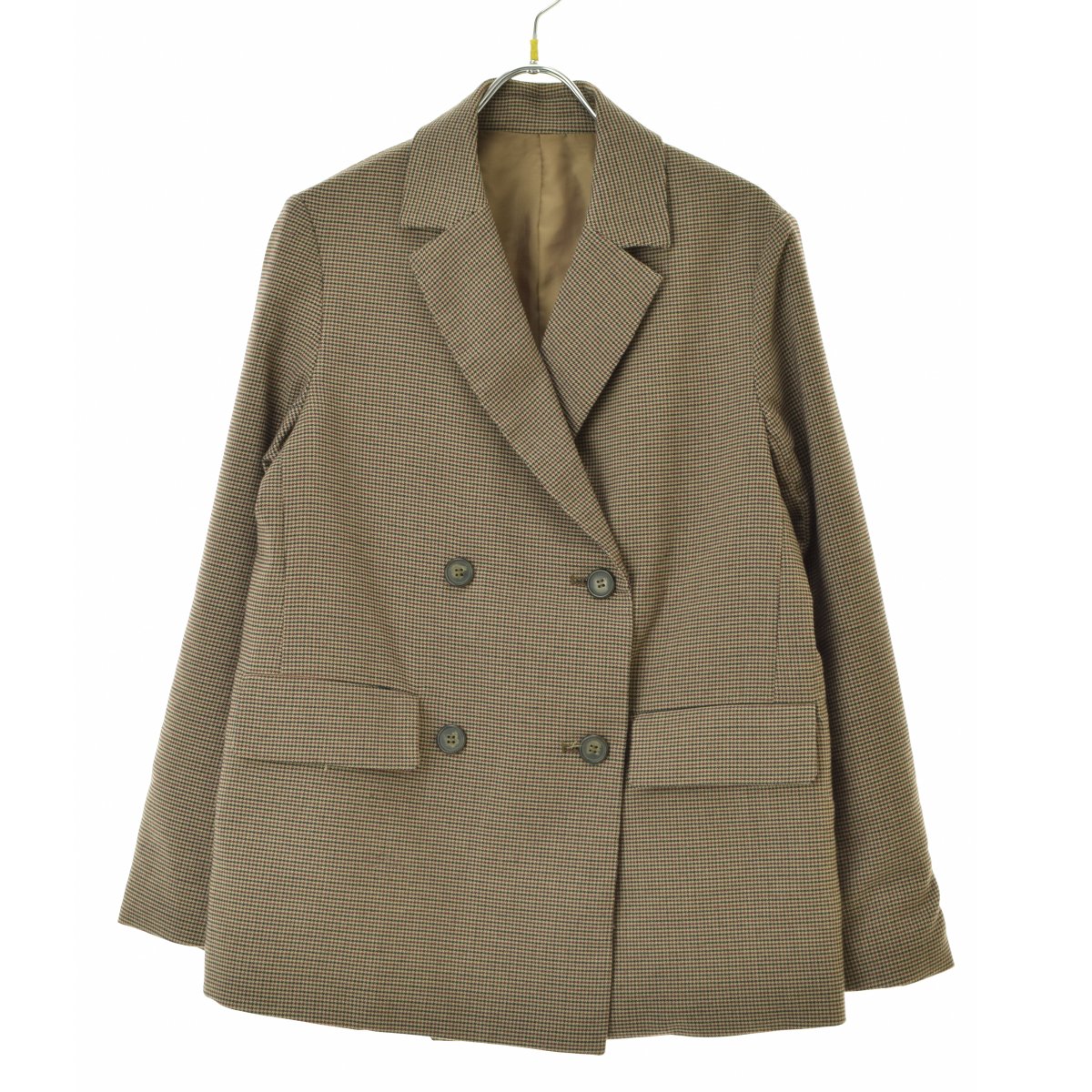 Rakuten - 【中古】【期間限定値下げ】crociera / クロチェーラハウンドトゥース ダブルジャケット【cacgabda-l】