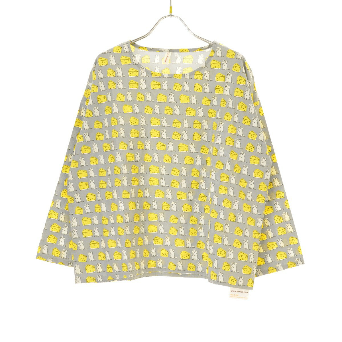 【中古】C.L.N / シーエルエヌE-14062020 ねずみとチーズ長袖ブラウス【cacfaibf-l】