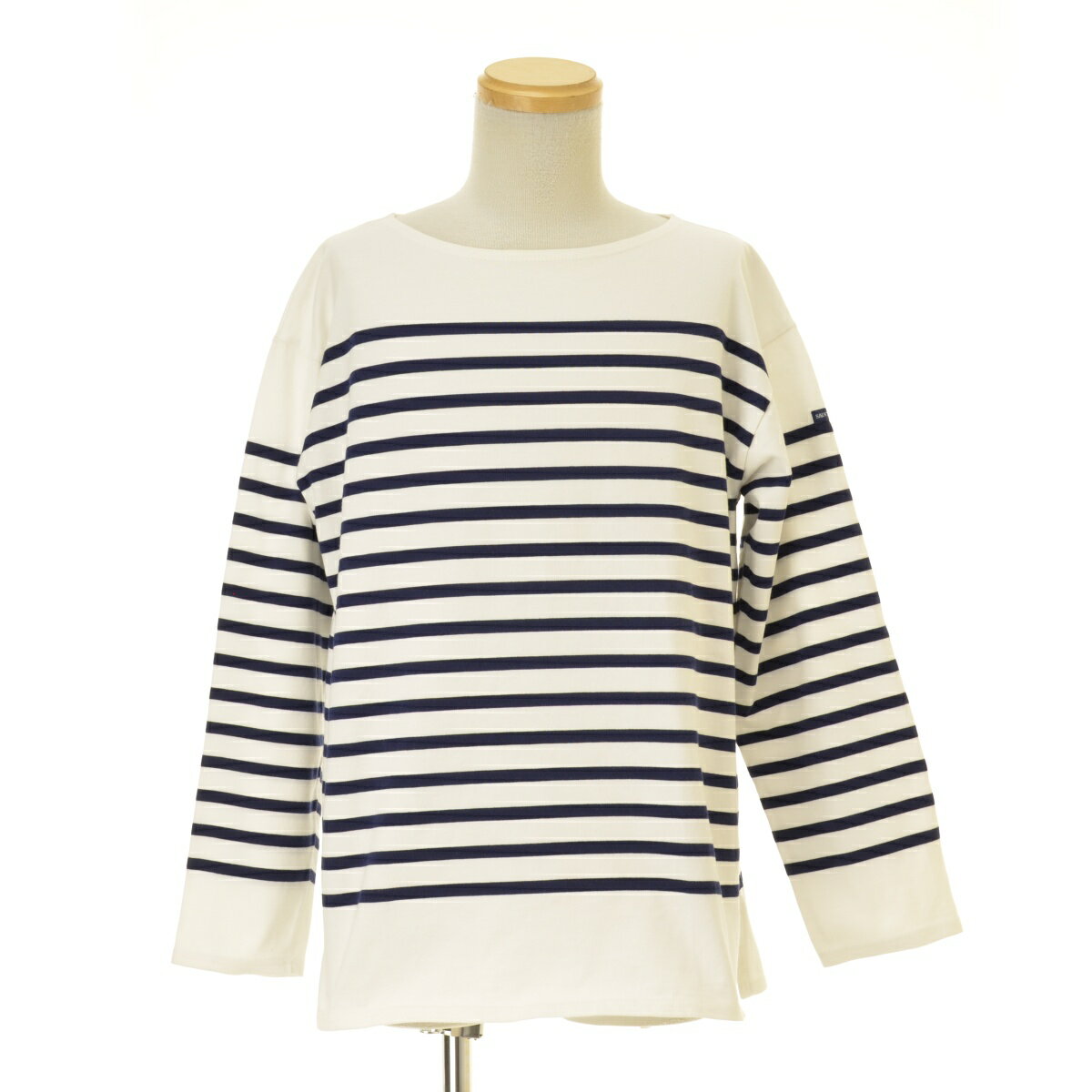 【中古】SAINT JAMES / セントジェームス99JC162 ナヴァル バスクボーダー七分袖Tシャツ【cacfbbch-m】