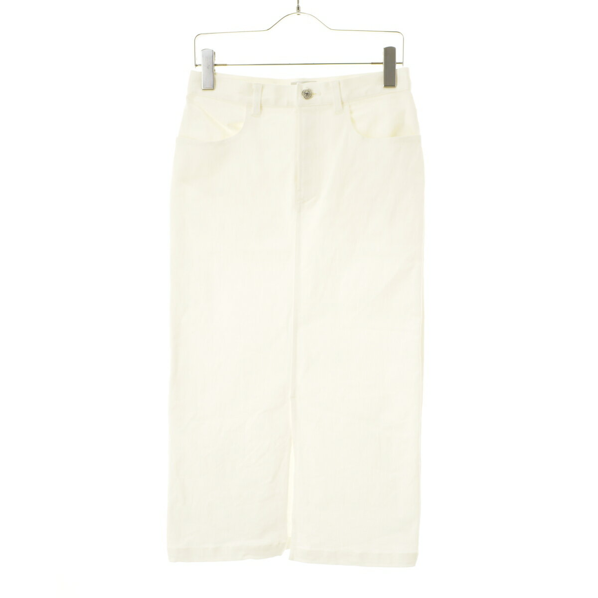 【中古】【期間限定値下げ】L'APPARTEMENT / アパルトモンLisiere 19060560010810 White Denim スカートロングデニムスカート【cacfbabi-l】
