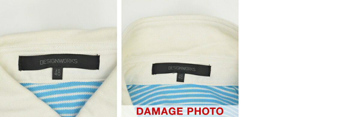 【中古】【期間限定値下げ】DESIGNWORKS / デザインワークス0310020004 ストライプ半袖シャツ【cacdadcb-m】