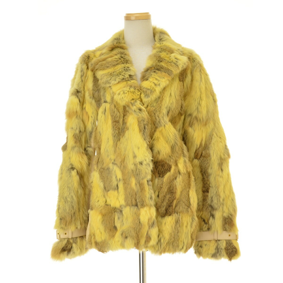 Mouton - 【中古】LUSSOレザー切替コート【cacfbcbe-l】