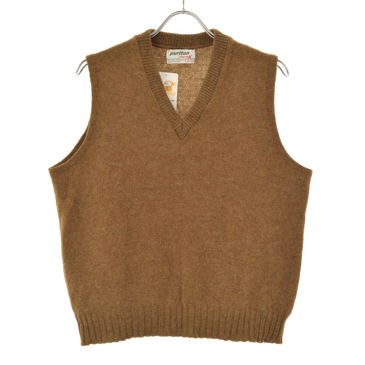Wool - 【中古】PURITAN80s USA製 thermaXニットベスト【cacgadbd-m】