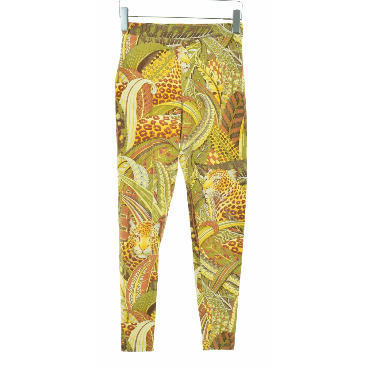 【中古】【期間限定値下げ】Salvatore Ferragamo / サルバトーレフェラガモarchive 豹 リーフ柄レギンス【cacebbcj-z】