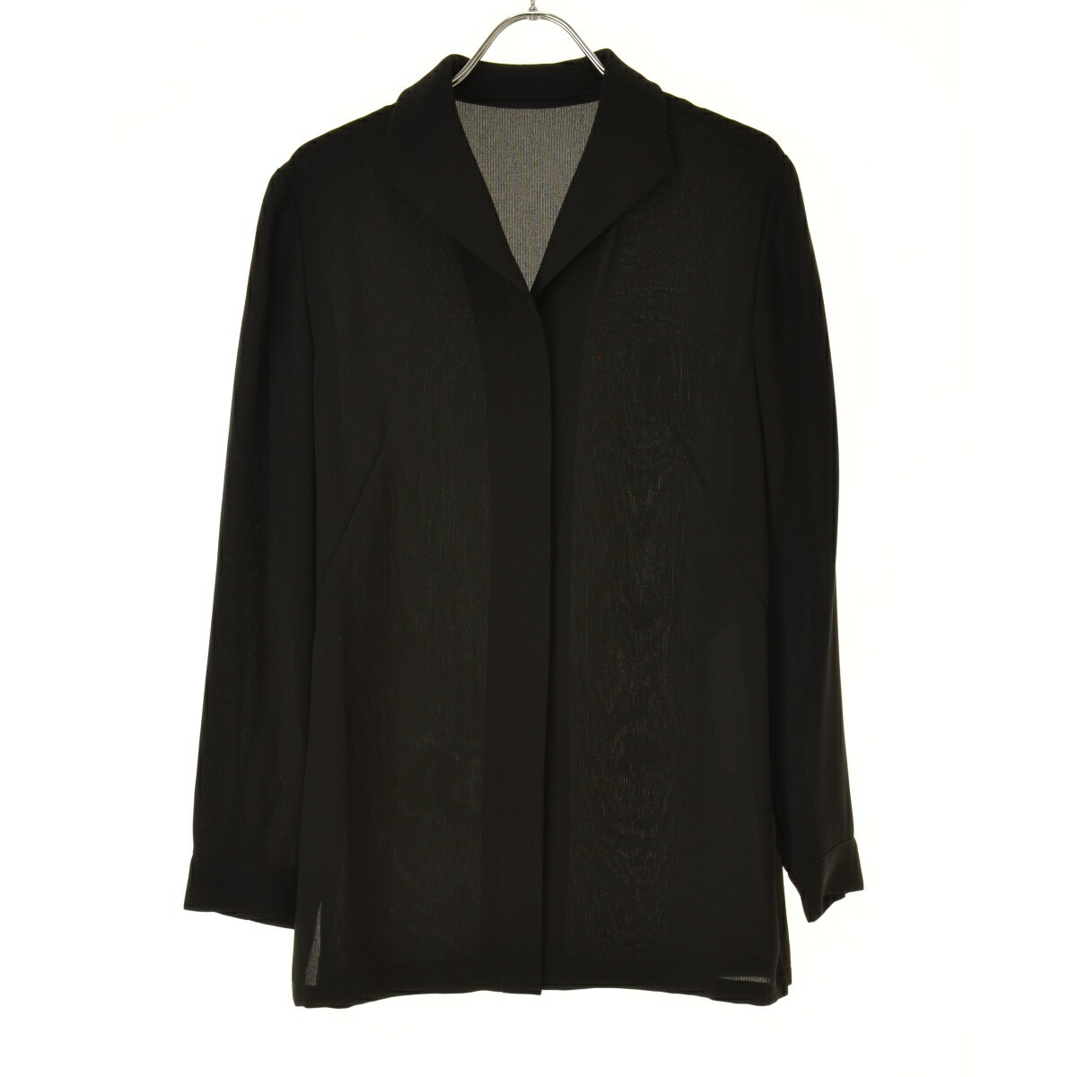 【中古】【期間限定値下げ】SOIR BENIRシアー オープンカラー長袖シャツ【cacfaeai-l】