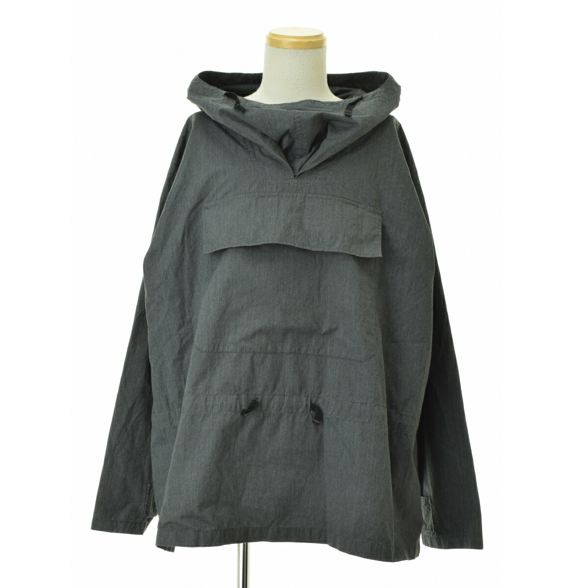 【中古】MILITARY / ミリタリーフランス軍 後染め スノーカモパーカー【cacfbcbe-m】