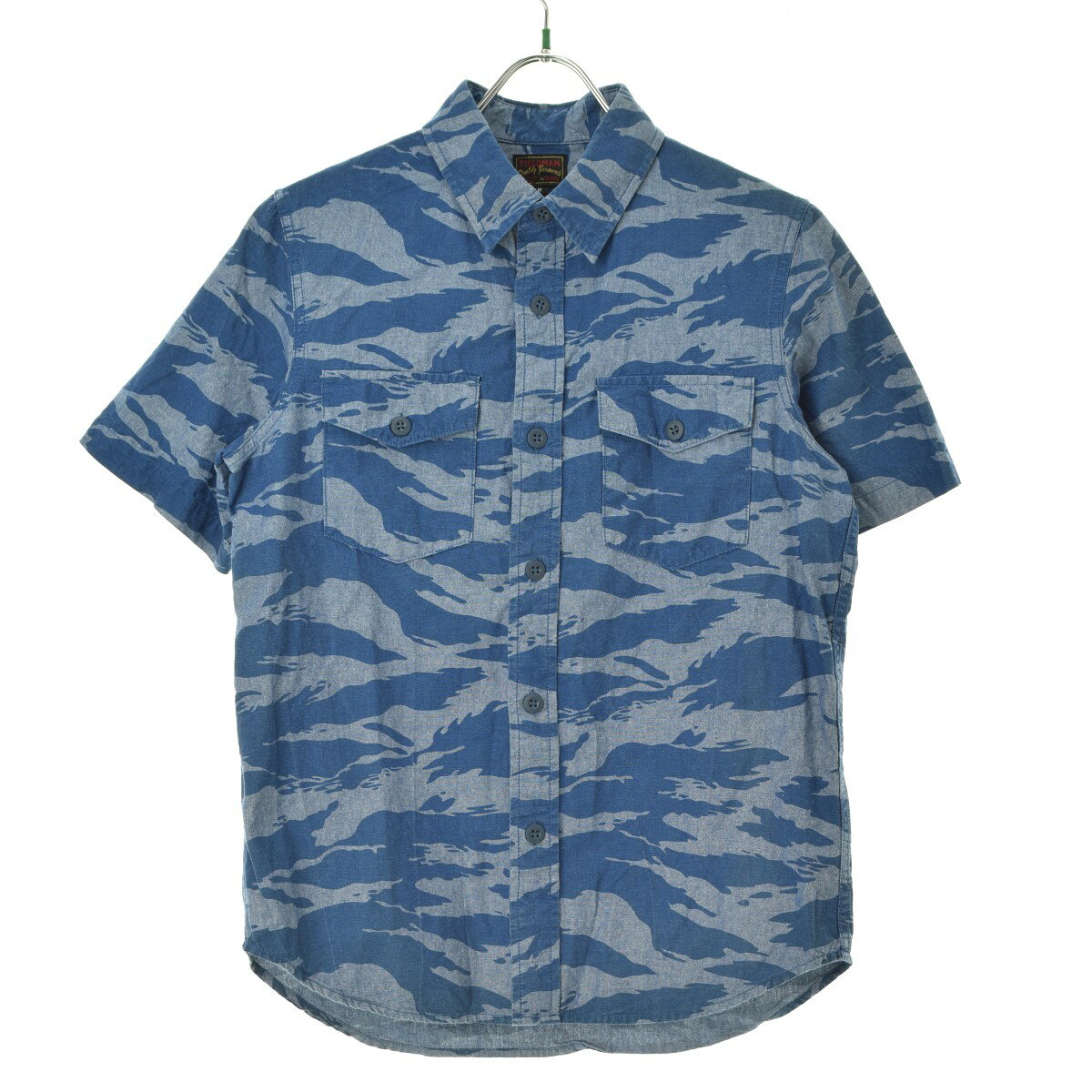 【中古】【期間限定値下げ】EDWIN / エドウィンFIELDMAN GFT092 タイガーカモ半袖シャツ【cacfahac-m】