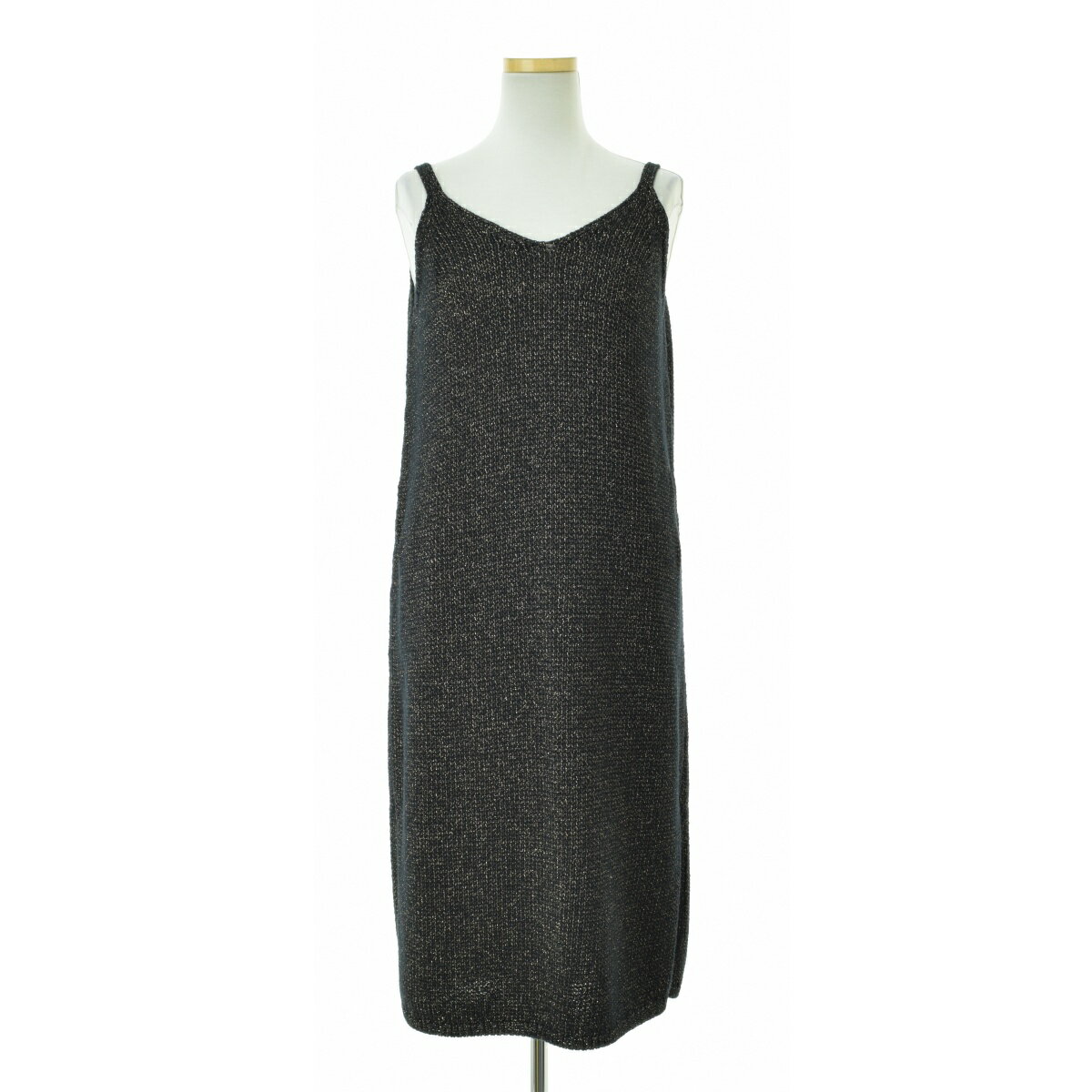 【中古】BASILE 28 / バジーレ28-03IN05 ラメニットキャミソールワンピース【caceagbe-l】