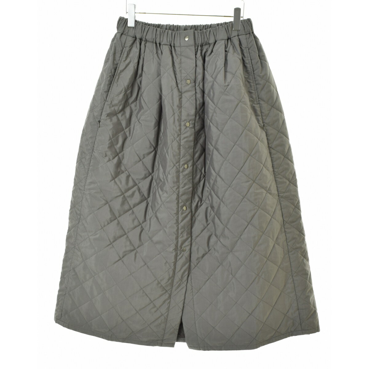 【中古】6 (ROKU) UNITED ARROWS / ロク25AW 86241000000 C/PE QUILTED SK キルティングマキシスカート【cacfbcdb-l】