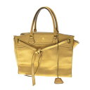 【中古】【期間限定値下げ】A.D.M.J. accessoires de mademoiselle / エーディーエムジェイ アクセソ ワドゥ マドモワゼルメタリック レザーバッグ【caccafbh-z】(4)