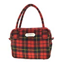 【中古】R&D.M.Co / OLDMAN'S TAILOR / オールドマンズテーラー5910 WOOL TARTAN CHECK BOSTON BAG ブロ...