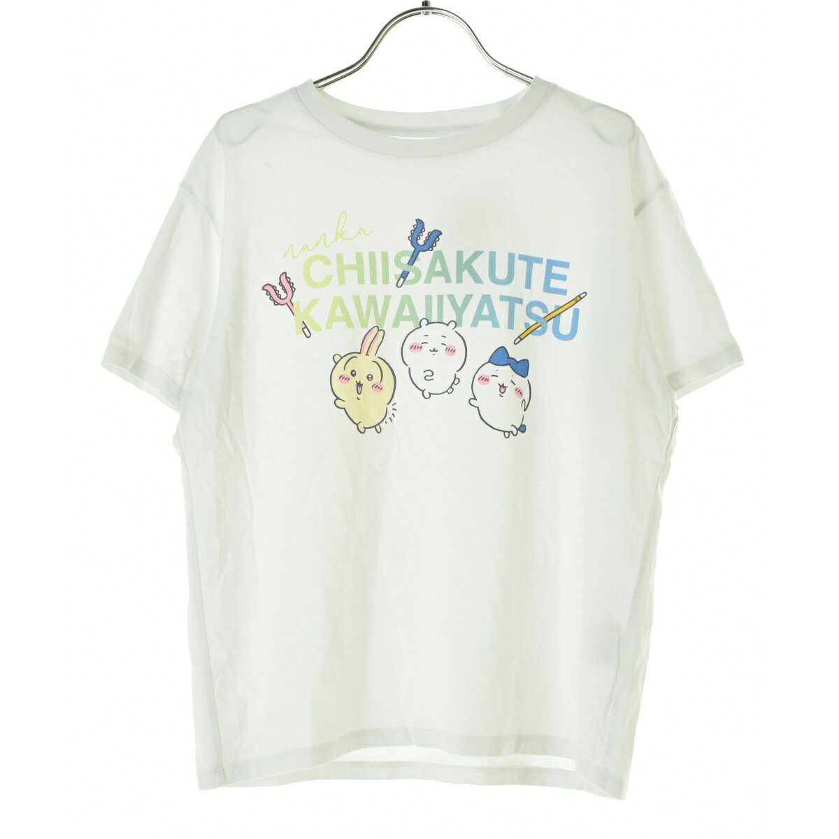 【中古】UNIQLO × ちいかわ / ユニクロ × ちいかわUT ちいかわ半袖Tシャツ【cacgajac-k】