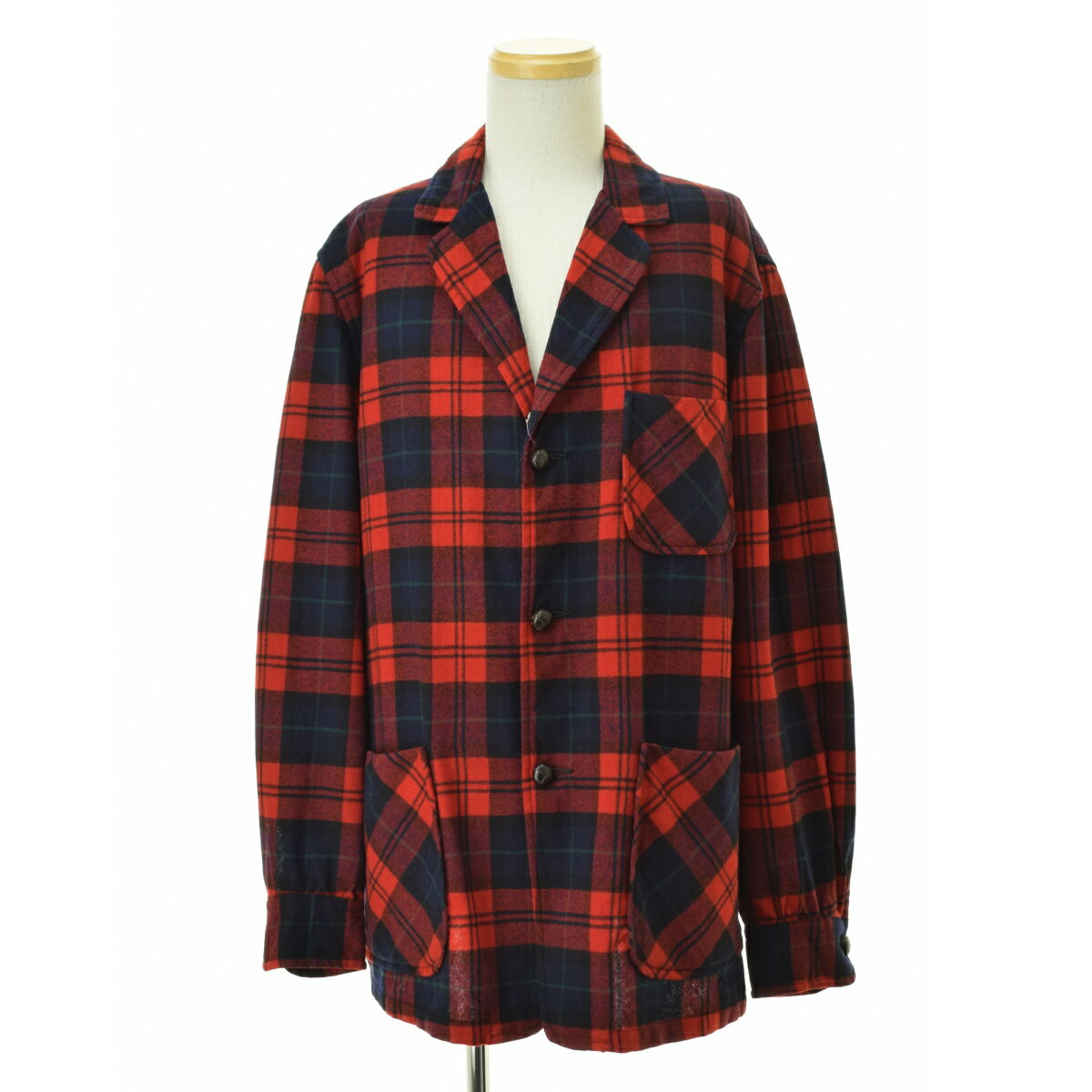 Rakuten - 【中古】PENDLETON / ペンドルトン50s 3釦タータンチェックウールジャケット【cacfbbai-m】