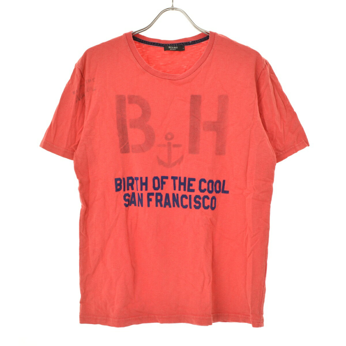 Rakuten - 【中古】BEAMS HEART / ビームスハートステンシル フロッキープリント半袖Tシャツ【cacgafac-m】