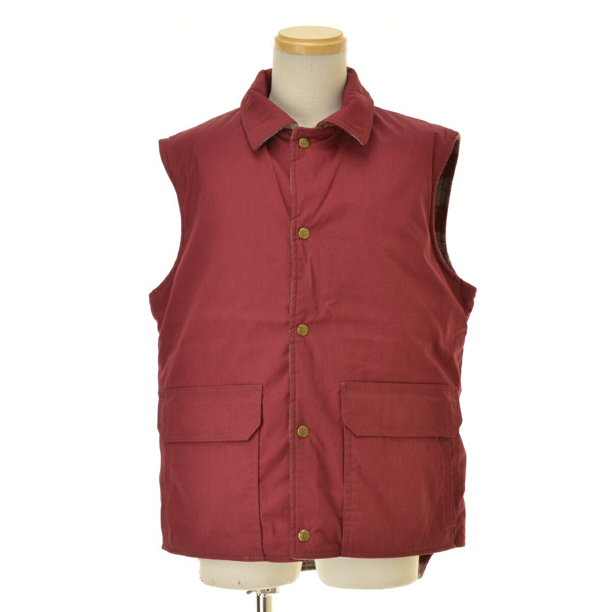 90s WOOLRICH カジュアル　M ウールベスト 幾何学模様　USA製 90年代 USA製 WOOLRICH ウールリッチ ウールハンティングベスト