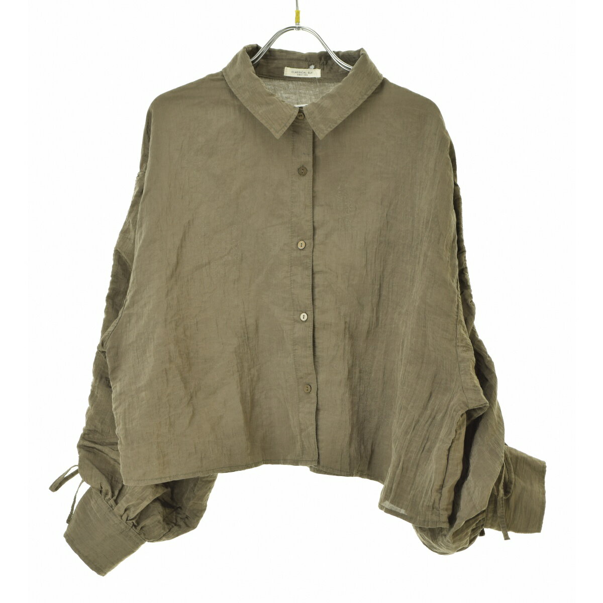 【中古】CLASSICAL ELF / クラシカルエルフショート長袖ブラウス【cacfbbcf-l】