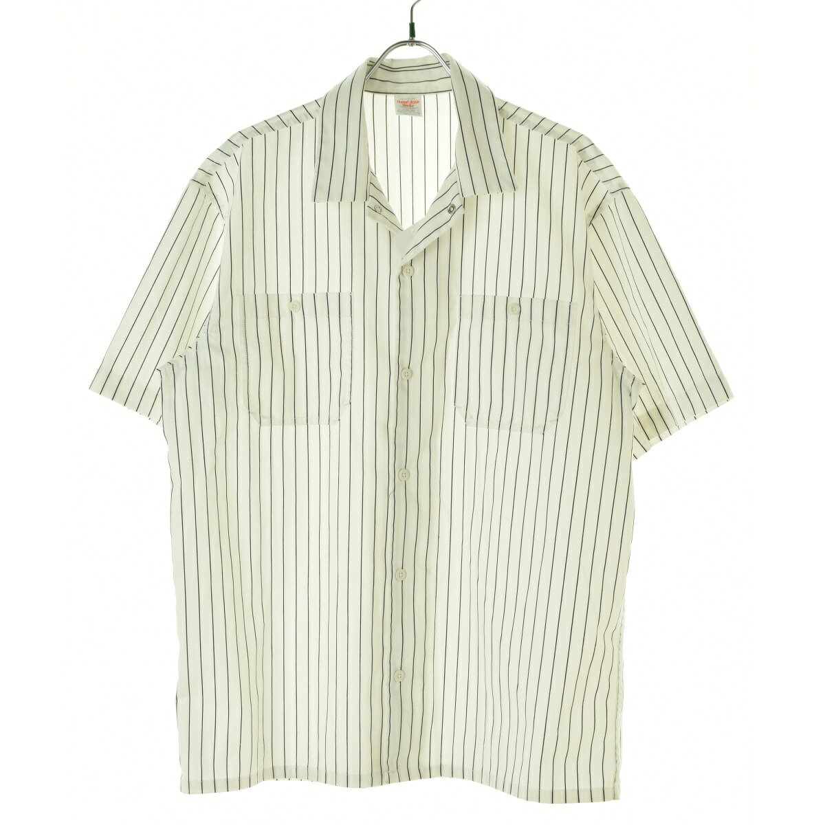 United Athle / ユナイテッドアスレ1781-01 T/C Stripe Work Short Sleeve Shirt T/Cストライプワーク半袖シャツ