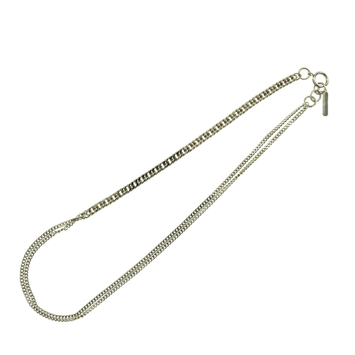 【中古】JUSTINE CLENQUET / ジュスティーヌクランケlarge hoops palladiumネックレス【cacfbbce-z】