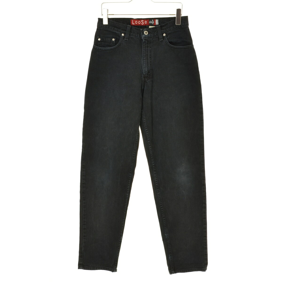 【中古】LEVIS silver Tab90s USA製 LOOSE ブラックデニムパンツ【cacfbcag-m】