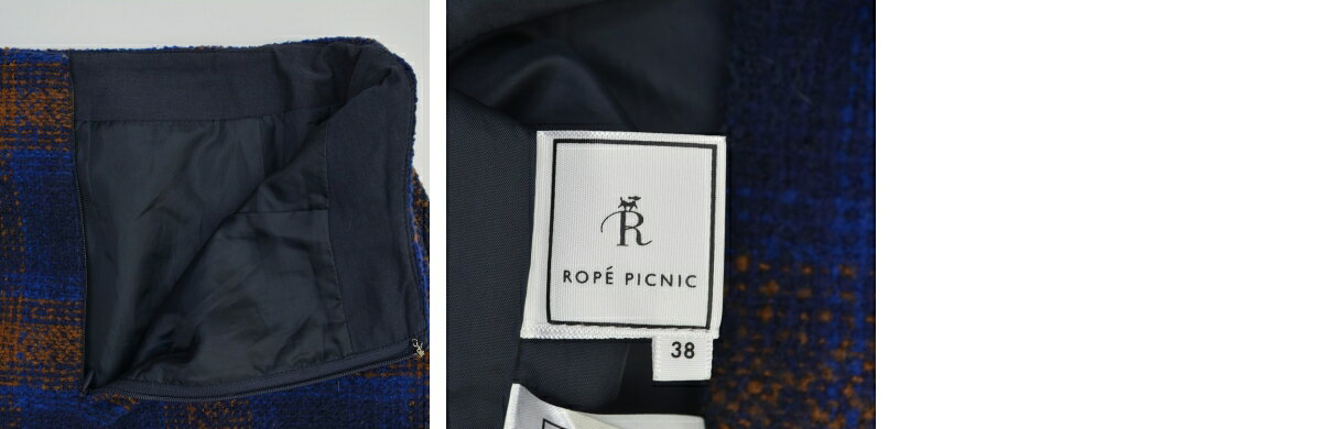 【中古】ROPE PICNIC / ロペ ピクニックGDC-50100-B BIGチェックアイラインロングスカートスカート【cacgagaj-l】 kanful-11975102 ブランド古着の買取販売カンフル サンプル画像3