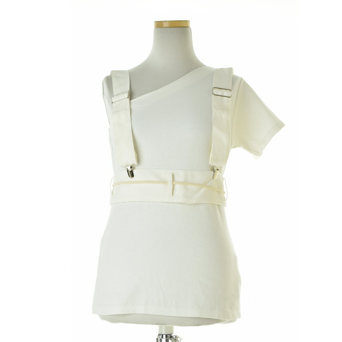 Ameri / アメリ0291350480 MEDI ENROULER ROPE TOP ワンショルダー半袖カットソー