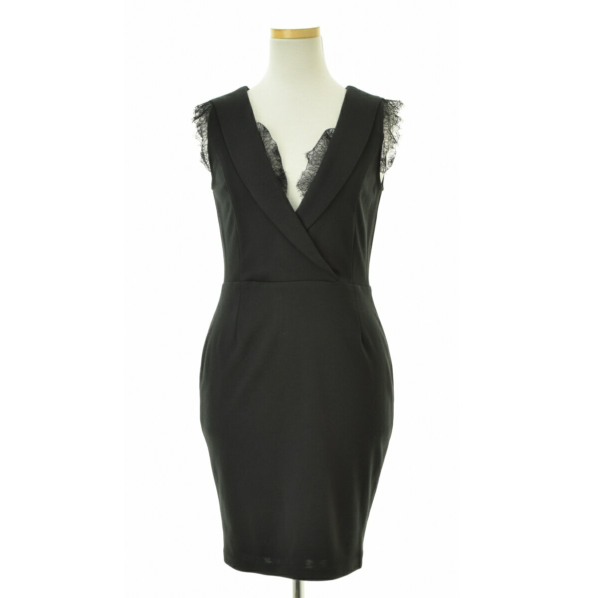 【中古】RESEXXY / リゼクシー151930300901 タキシードテーラーワンピースフレンチスリーブワンピース【cacfbbch-l】