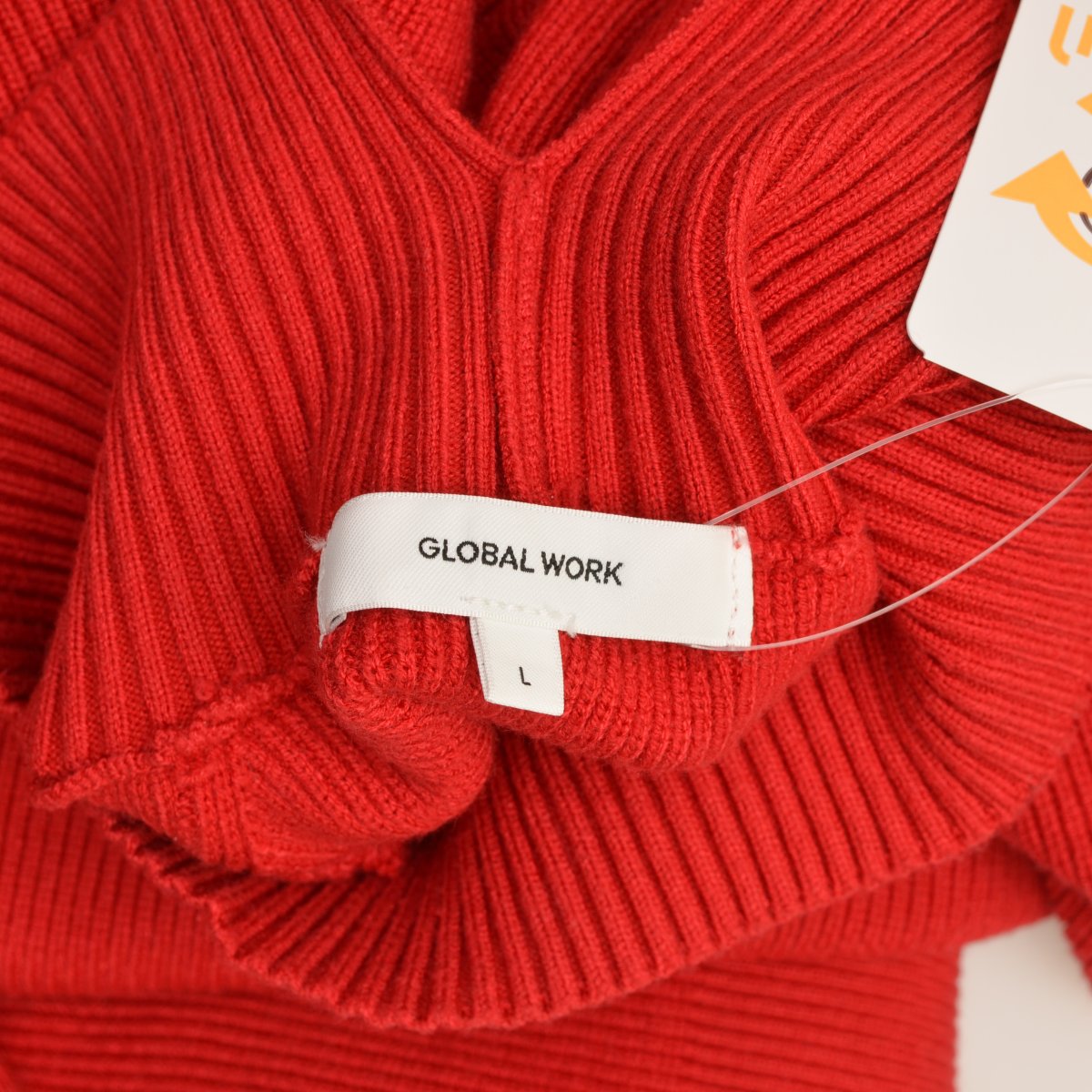 【中古】【期間限定値下げ】GLOBAL WORK / グローバルワークGW625525AD メルティハイネックアゼプルオーバー長袖ニットセーター【cacgadbj-l】 kanful-11967294 ブランド古着の買取販売カンフル サンプル画像3