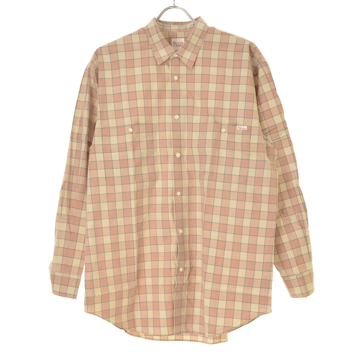 PAPAS / パパスD0488FBW04A maniere de heming チェック長袖シャツ