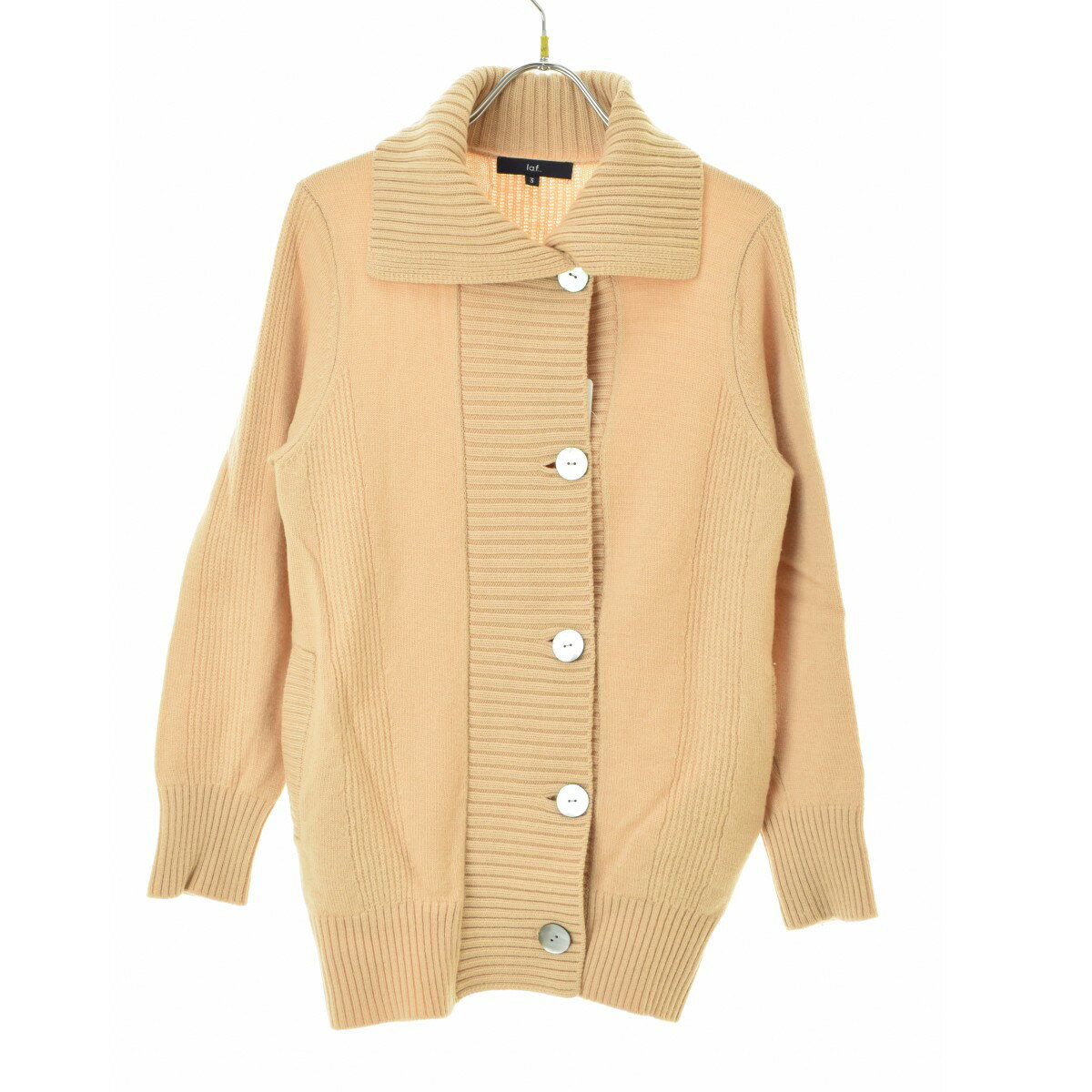 Rakuten - 【中古】la.f...3612-17123 サイドポケット ウール長袖カーディガン【cacgabbe-l】