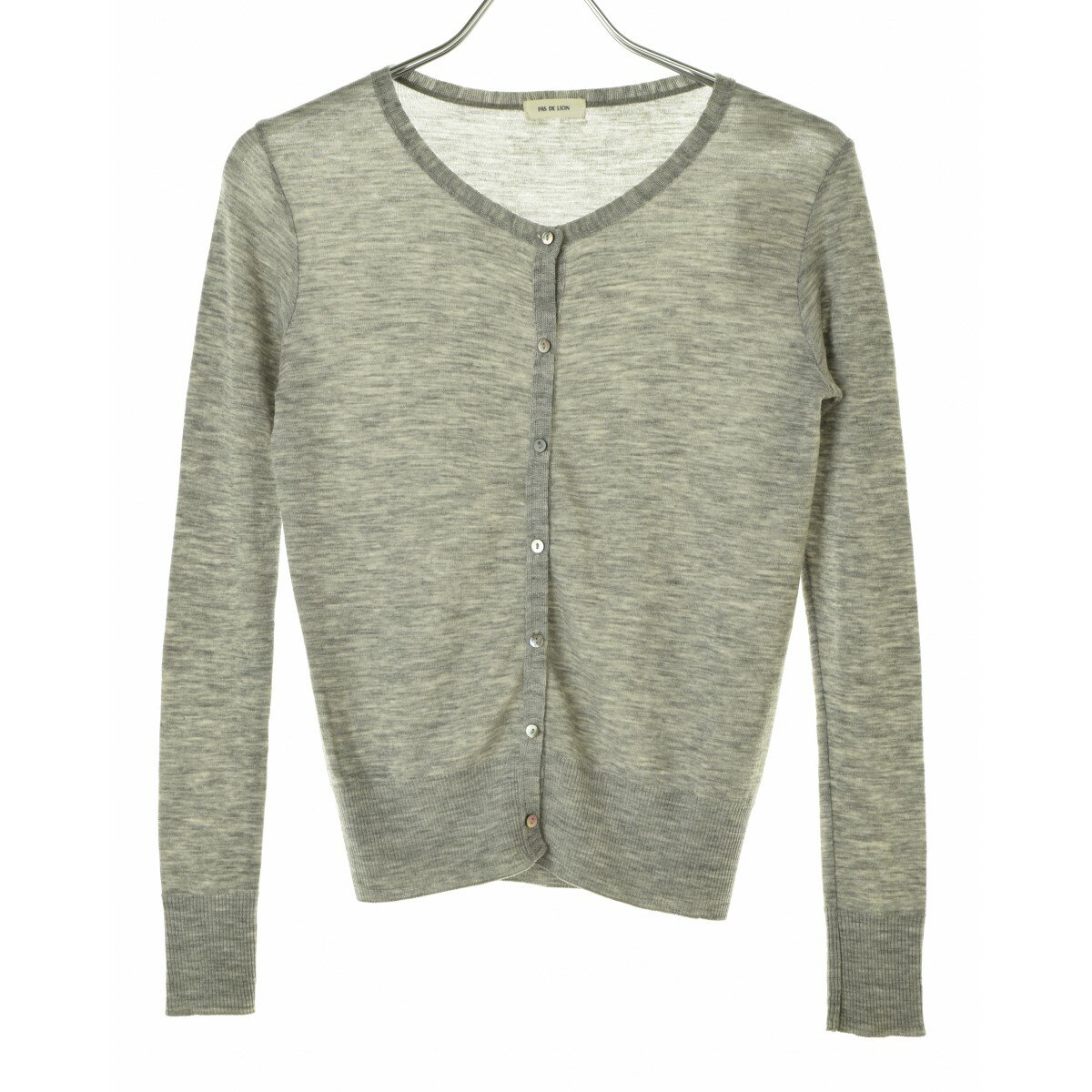 【中古】PAS DE LION / パドゥリオンウールニット長袖カーディガン【cacfahda-l】