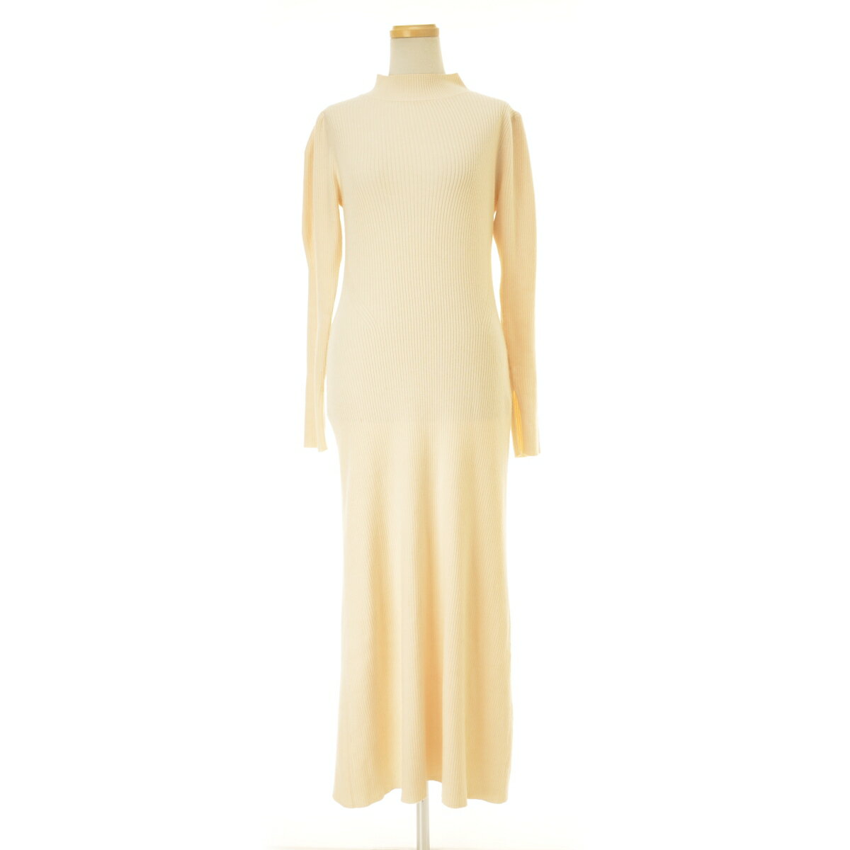 Rakuten - 【中古】SNIDEL / スナイデルSWNO234136 バックオープンリブニット長袖ワンピース【cacgaeah-l】