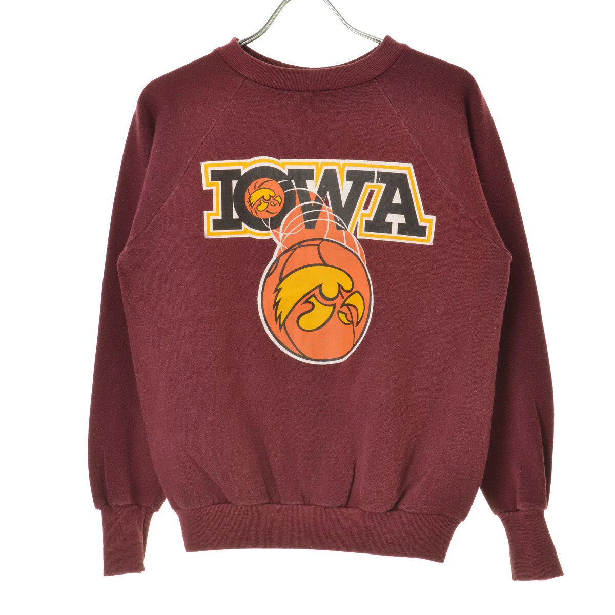 Rakuten - 【中古】HEALTH KNIT / ヘルスニット80s IOWA ラグラン長袖スウェット【cacgabaf-m】