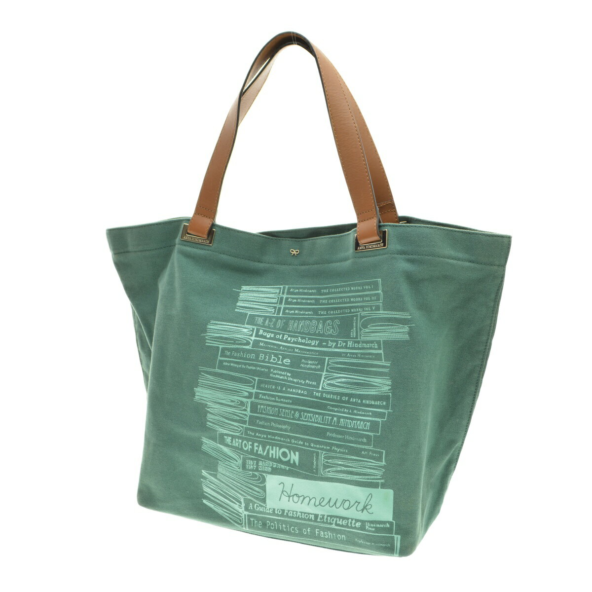 Anya Hindmarch - 【中古】【期間限定値下げ】ANYA HINDMARCH / アニヤハインドマーチキャンバストートバッグ【送料無料】【cacgadbc-z】