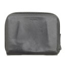 【中古】PRADA / プラダ2つ折り コンパクト レザー財布【cacebabj-z】