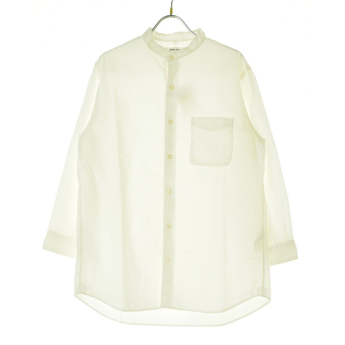 【中古】GLOBAL WORK / グローバルワークバンドカラー長袖シャツ【cacfbbbe-l】 kanful-11954015 ブランド古着の買取販売カンフル パッケージ画像