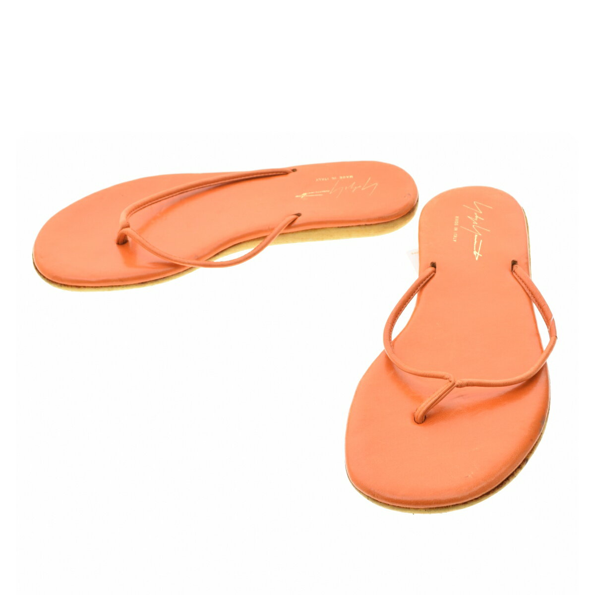 【中古】YOHJI YAMAMOTO / ヨウジヤマモトイタリア製 トング フラットサンダル【cac ...