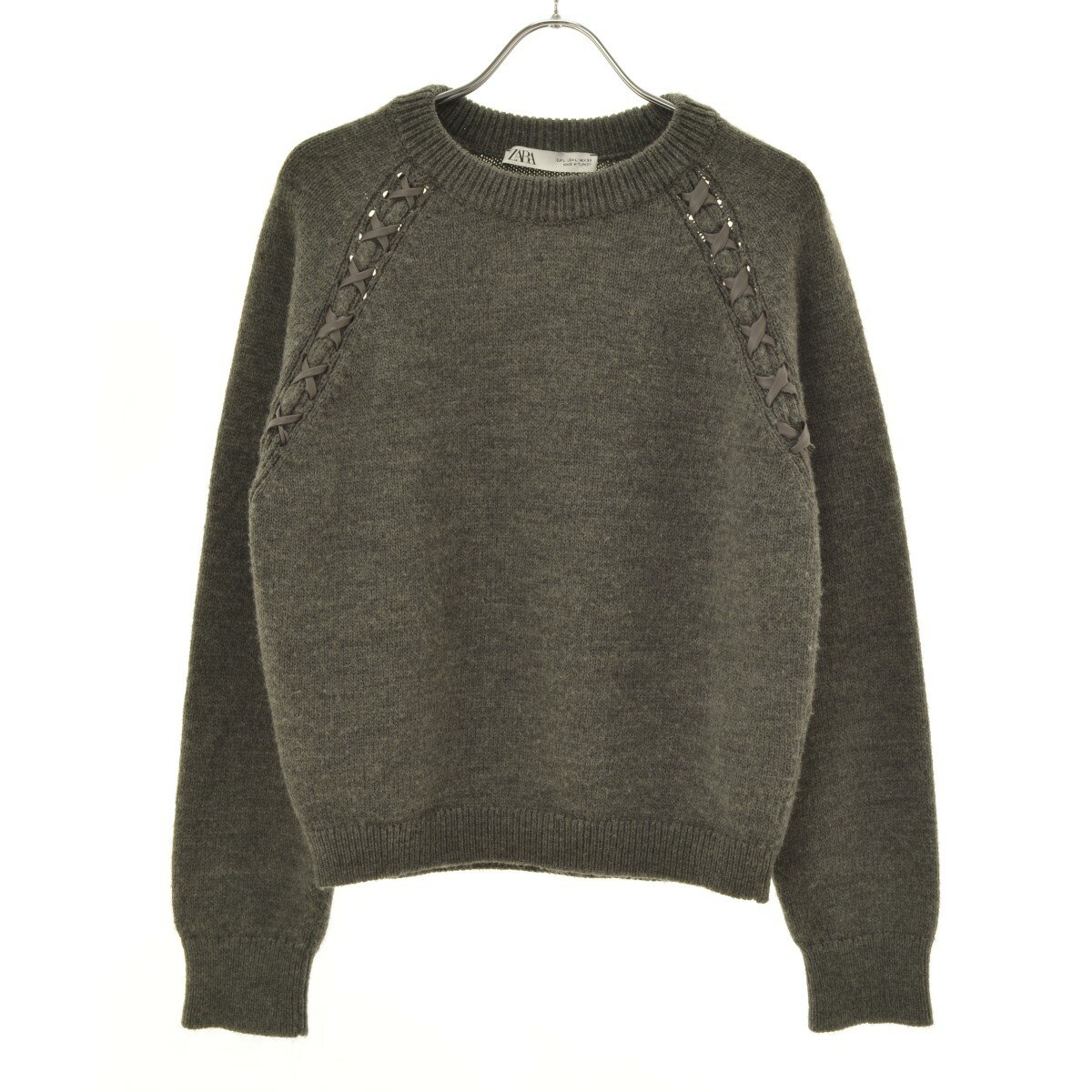 【中古】ZARA / ザラショルダーストラップニットセーター長袖ニットセーター【cacfadcj-l】