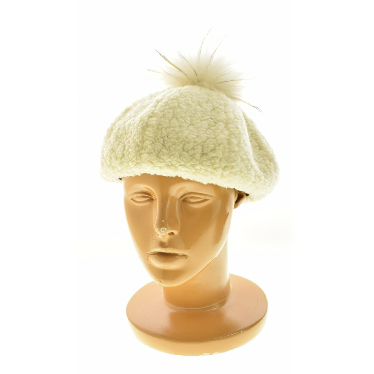 【中古】BURBERRY BLUE LABEL / バーバリーブルーレーベルE2505-451-02 ファーベレー帽【cacgaccf-z】