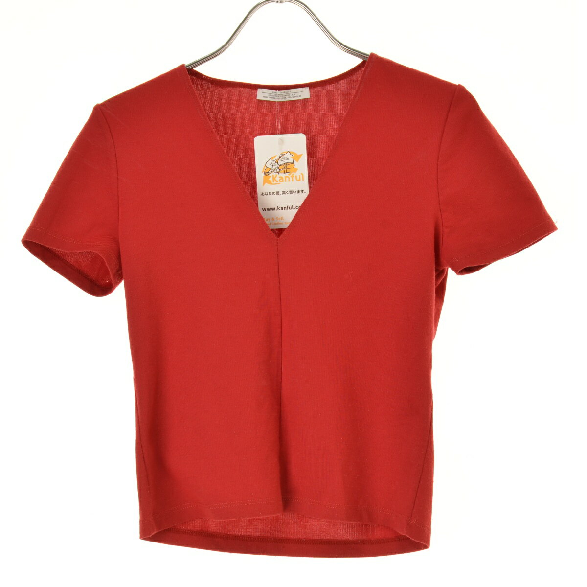 Rakuten - 【中古】ZARA / ザラVネック半袖カットソー【cacgaccg-l】